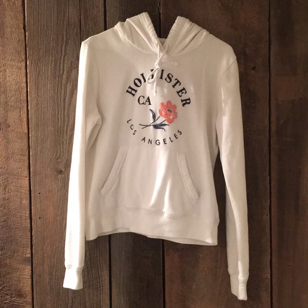 White Hollister Sweatshirt